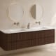 Conjunto de mueble de baño con lavabo Solid Surface Bruntec Duna Principal 5