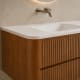 Conjunto de mueble de baño con lavabo Solid Surface Bruntec Duna Detalle 7
