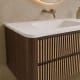 Conjunto de mueble de baño con lavabo Solid Surface Bruntec Duna Detalle 8