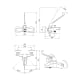 Grifo de bañera PMR Unisan Sanindusa Easy Croquis 2