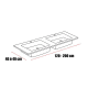 Lavabo encastrado Bruntec Miami Croquis 1