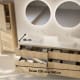 Mueble de baño madera maciza ranurada Bruntec Alpes 9 Croquis 4