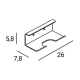 Percha de baño Manillos Torrents Slim Croquis 6