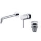 Grifo de lavabo empotrado Imex Monza + Válvula click-clack de Imex Principal 0