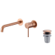 Grifo de lavabo empotrado Imex Monza + Válvula click-clack de Imex Principal 4