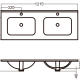 Lavabo encastrado Bruntec Onix Croquis 9