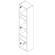 Columnas de baño Salgar Bequia Croquis 10