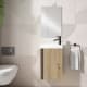 Conjunto completo mueble de baño de fondo reducido 22 cm Visobath Lagos Principal 5