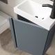 Conjunto completo mueble de baño de fondo reducido 22 cm Visobath Lagos Detalle 1