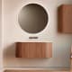 Conjunto mueble de baño madera varias medidas, maciza de fresno con lavabo Solid Suface Bruntec Neo Curve Principal 0