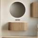 Conjunto mueble de baño madera maciza de fresno con lavabo Solid Surface Bruntec Neo Curve Principal 0