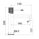 Pack Grifo de lavabo Imex Line + Válvula click-clack Croquis 14