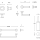 Conjunto de accesorios de baño Cosmic Start Croquis 11
