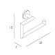 Toallero anilla grande de baño Manillons Torrent Eco 6500 Croquis 7
