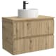 Conjunto mueble de baño Salgar Kira con lavabo sobre encimera Detalle 5