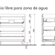 Conjunto mueble de baño Salgar Attila Croquis 20