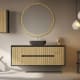 Mueble de baño con encimera de madera maciza Bruntec Alpes 13 Principal 1