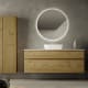 Mueble de baño madera maciza con encimera de solid surface Bruntec Alpes 1 Principal 0