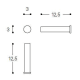 Portarrollos de baño Cosmic Logic Croquis 5