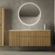 Conjunto de mueble de baño de madera maciza ranurado Bruntec Alpes 2 Principal 0