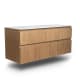 Conjunto de mueble de baño de madera maciza palilleria Bruntec Alpes 2 Detalle 2