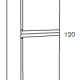 Columna de baño Sanchís Nice Croquis 1