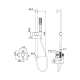 Conjunto de ducha empotrado Imex Firenze Croquis 9