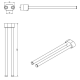 Toallero de baño Cosmic Architect S+ Croquis 11