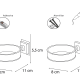 Soporte de secador Bruntec 501 Croquis 1