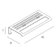 Toallero repisa de baño Manillos Torrents Slim Croquis 6