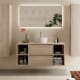 Conjunto mueble de baño con lavabo sobre encimera Salgar Bequia Principal 4