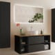Conjunto mueble de baño con lavabo sobre encimera Salgar Bequia Principal 2