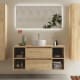Conjunto mueble de baño con lavabo sobre encimera Salgar Bequia Principal 0