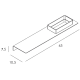 Repisa de baño Manillons Torrent Slim Croquis 6