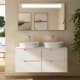 Mueble de baño con encimera del mismo color que le mueble Salgar Vima Principal 2