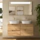 Mueble de baño con encimera del mismo color que le mueble Salgar Vima Principal 0