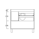 Mueble de baño Coycama Cervino Croquis 6