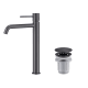 Pack Grifo de lavabo caño alto Imex Monza + Válvula click-clack Principal 2