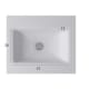 Lavabo encimera Bruntec Illice Croquis 4