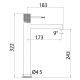 Grifo de lavabo Imex Line Croquis 13
