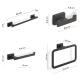 Conjunto de accesorios de baño Gedy Atena Croquis 7