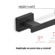 Conjunto de accesorios de baño Gedy Atena Detalle 3