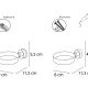 Soporte de secador Bruntec 501 Croquis 1