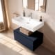 Conjunto mueble de baño Viso con lavabo de cerámica 12 cm de altura y cajonera Nomad Principal 6