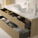 Mueble de baño madera maciza con encimera de solid surface Bruntec Alpes 5 Detalle 2