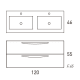 Conjunto mueble de baño de Visobath Arco Croquis 5