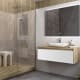 Mueble de baño Coycama lambda con encimera de madera Principal 4