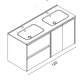 Conjunto mueble de baño Royo Sansa Croquis 7