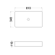 Lavabo sobre encimera Bruntec Tre Croquis 2