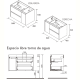 Conjunto mueble de baño Salgar Noja Croquis 10